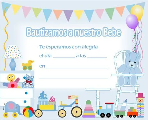 Ideas para bautismo: tarjetas para imprimir | Bebé, Duchas y Baby ... Ideas para bautismo: tarjetas para imprimir | Bebé, Duchas y Baby ...