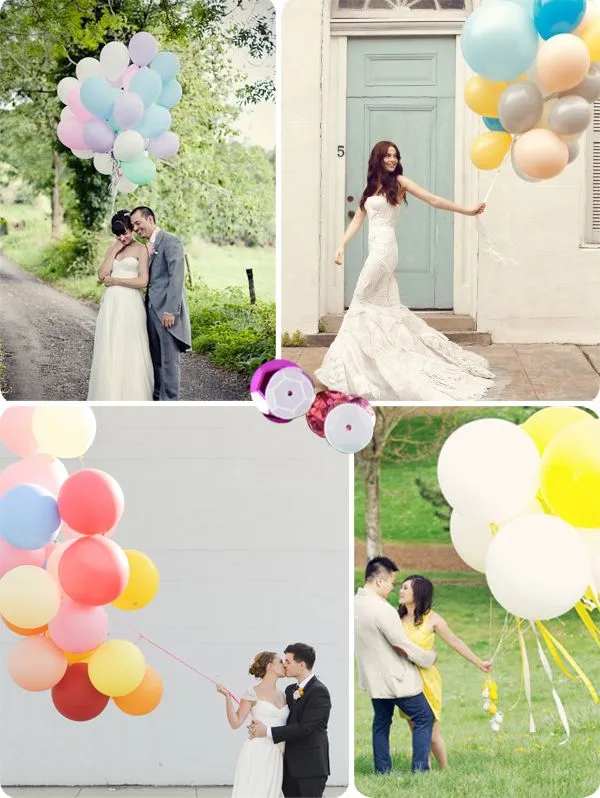 Ideas para bodas: los globos - Revista - Fiestafacil Ideas para bodas: los globos - Revista - Fiestafacil