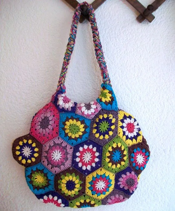 Ideas de Bolsos a crochet | lanasflores