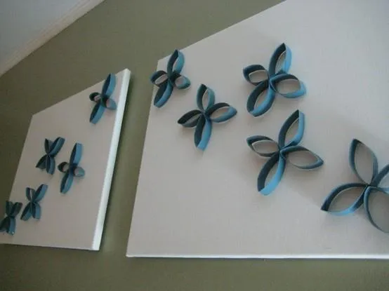 Ideas Brillantes Para El Hogar: Decoracion Mural con Conos de ...