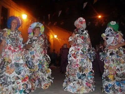 disfraces con bolsas de basura - Disfraz casero disfraces con bolsas de basura - Disfraz casero