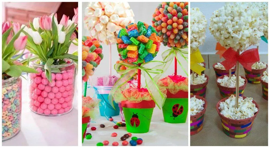 Ideas para hacer centros de mesa de cumpleaños | Manualidades Ideas para hacer centros de mesa de cumpleaños | Manualidades