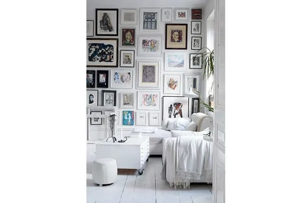 Ideas y consejos para decorar una pared con cuadros - decoración ...