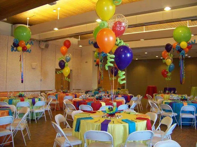 Ideas creativas para centros de mesa infantiles