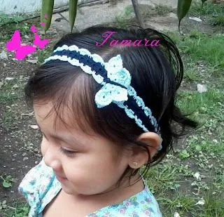 Ideas en Crochet: 10 modelos de Diademas tejidas para niña