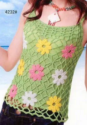 Ideas en Crochet: 5 Blusas lindas