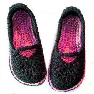 Ideas en Crochet: Sandalias y zapatillas tejidas Ideas en Crochet: Sandalias y zapatillas tejidas