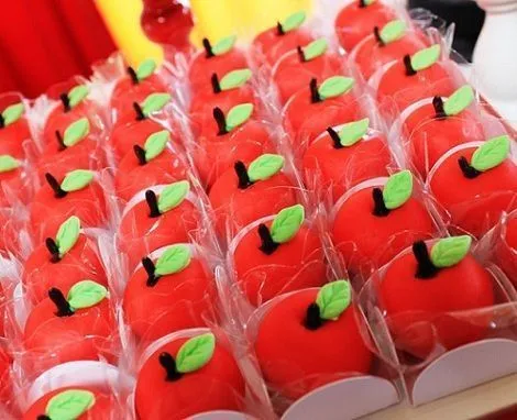 Dulceros de blanca nieves manzana - Imagui