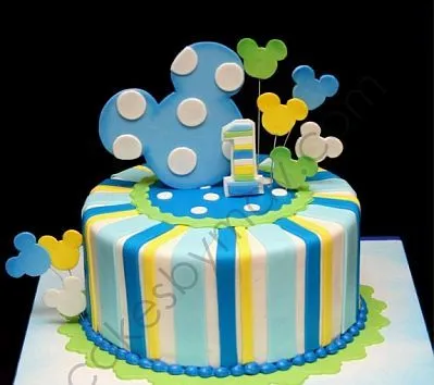 Torta de Mickey bebé - Imagui
