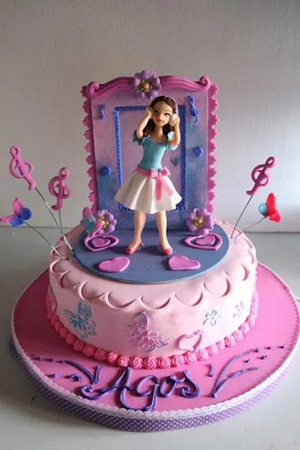 Ideas Deco - Tortas: violetta