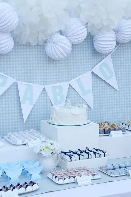 Ideas de decoración para un bautizo de niño | Ideas | Fiestas y ... Ideas de decoración para un bautizo de niño | Ideas | Fiestas y ...