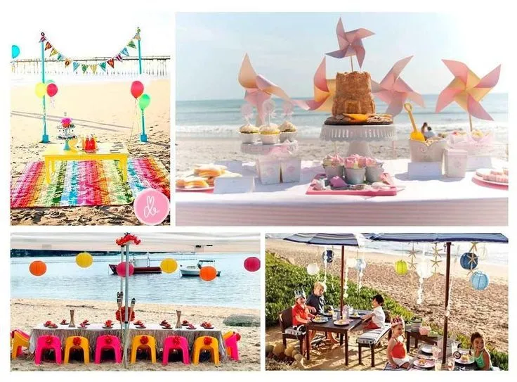 ideas de decoración para fiesta infantil en la playa | Decoración ...