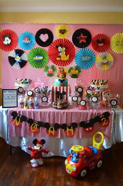 IDEAS: DECORACION MICKEY MOUSE | Una Mami Creativa