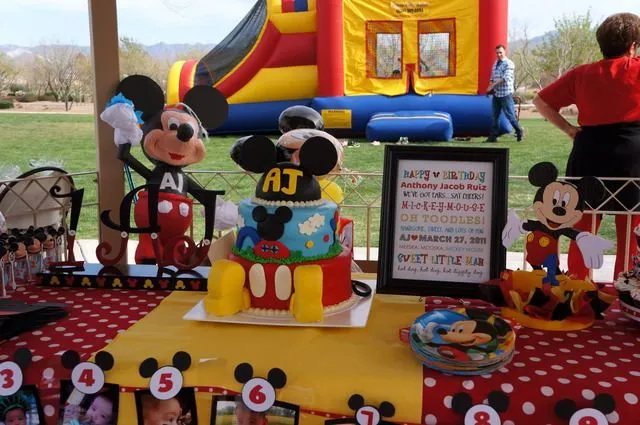 IDEAS: DECORACION MICKEY MOUSE | Una Mami Creativa