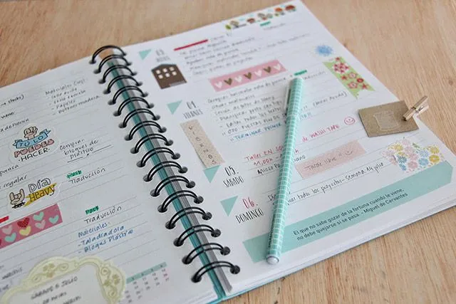 Ideas para decorar la agenda - DIY - Especial Vuelta al Cole ... Ideas para decorar la agenda - DIY - Especial Vuelta al Cole ...