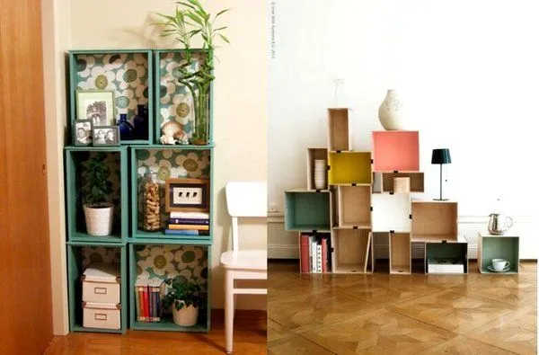 Ideas para decorar con cajas de madera