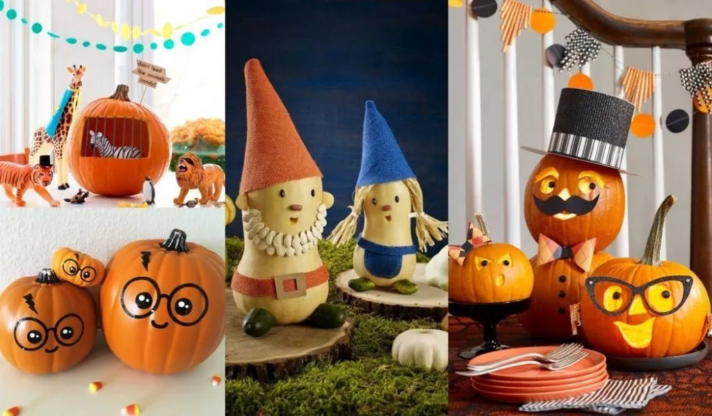 Ideas para decorar Calabazas Halloween con niños. Manualidades Ideas para decorar Calabazas Halloween con niños. Manualidades
