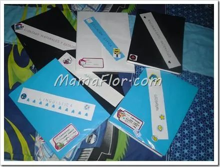 Otras ideas de como decorar los cuadernos - Manualidades MamaFlor Otras ideas de como decorar los cuadernos - Manualidades MamaFlor