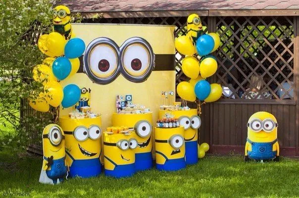 Ideas para decorar tu fiesta con Minions ~ Mi fiesta inolvidable Ideas para decorar tu fiesta con Minions ~ Mi fiesta inolvidable