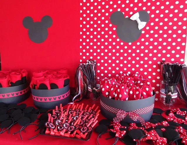 Ideas para decorar fiestas de Mickey y Minnie. | Ideas y material ... Ideas para decorar fiestas de Mickey y Minnie. | Ideas y material ...