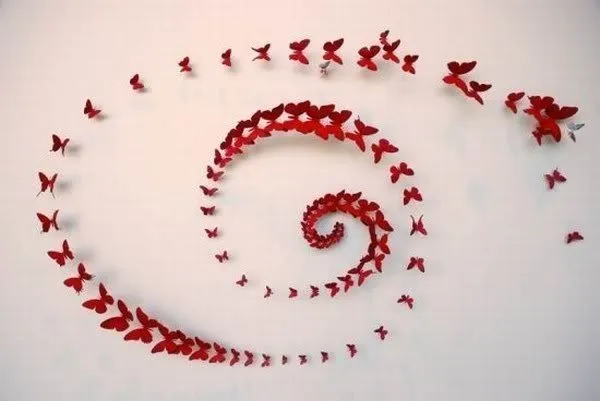ideas para decorar con mariposas de papel | Fotos de Manualidades ideas para decorar con mariposas de papel | Fotos de Manualidades
