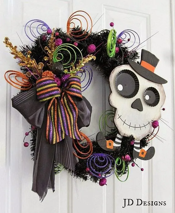 Ideas de cómo decorar una puerta en halloween ~ Solountip.com