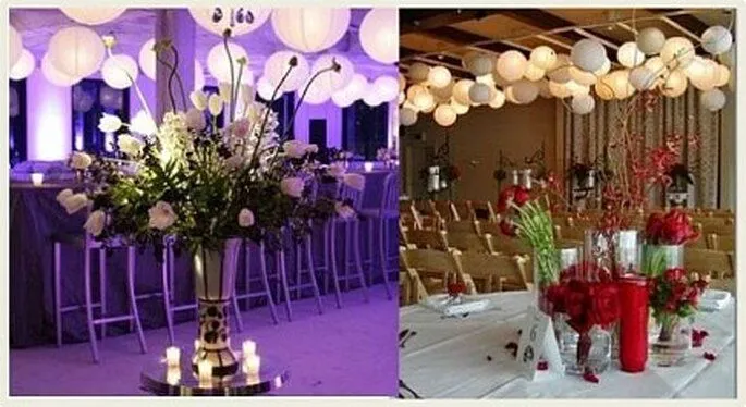 Algunas ideas para decorar los salones de recepción de bodas Algunas ideas para decorar los salones de recepción de bodas