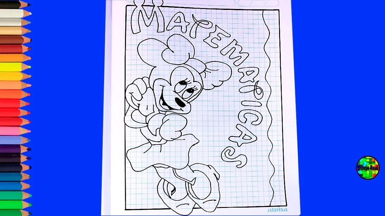 IDEAS PARA DIBUJAR CARATULAS PARA CUADERNOS FACILES Y BONITOS PARA NIÑAS -  YouTube