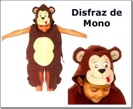 Ideas para disfraz casero de mono para niños - Nos disfrazamos ... Ideas para disfraz casero de mono para niños - Nos disfrazamos ...
