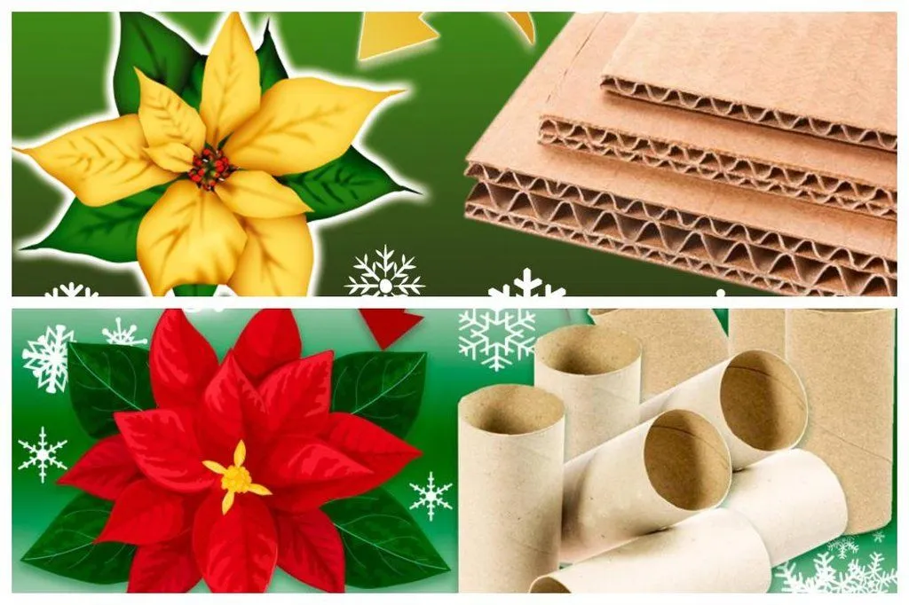 3 ideas fáciles para hacer flores navideñas con materiales reciclados | Manualidades 3 ideas fáciles para hacer flores navideñas con materiales reciclados | Manualidades