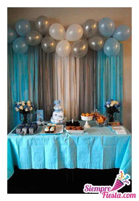 Ideas para fiesta de cumpleaños o de adultos de color Azul ...