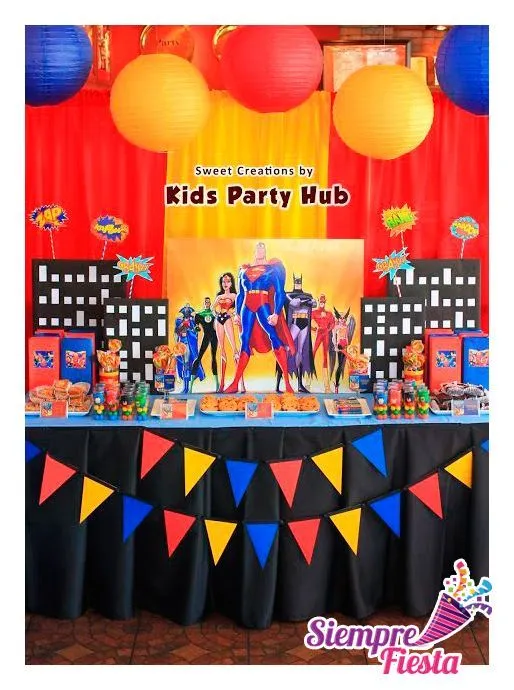 Ideas para fiesta de cumpleaños de la Liga de la Justicia con ... Ideas para fiesta de cumpleaños de la Liga de la Justicia con ...