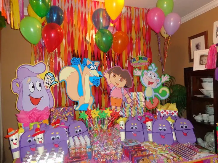 party dora Nathy on Pinterest | Fiestas, Dora The Explorer and ...