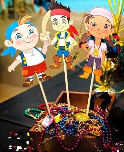 Ideas para una fiesta de Jake y los Piratas de Nunca Jamás Ideas para una fiesta de Jake y los Piratas de Nunca Jamás