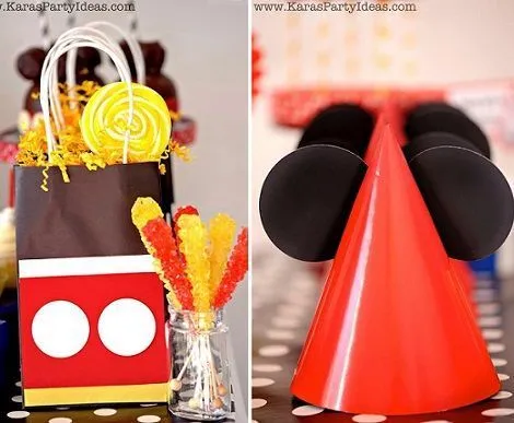 Ideas Para Fiesta De Mickey Mouse | ... para fiestas ; bolsitas ...