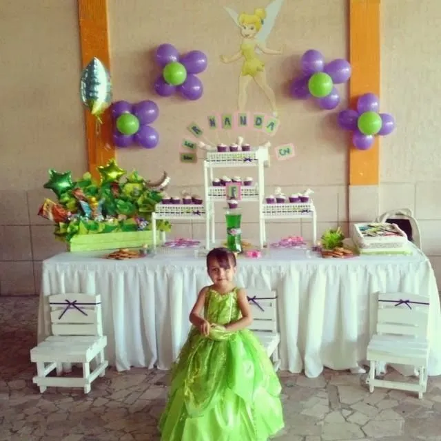 Fiesta tematica de campanita, fiesta tres años para niña | Ideas ... Fiesta tematica de campanita, fiesta tres años para niña | Ideas ...