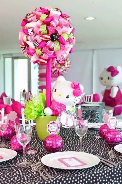 Ideas para Fiestas de Cumpleaños de Hello Kitty | Fiestas Decoracion