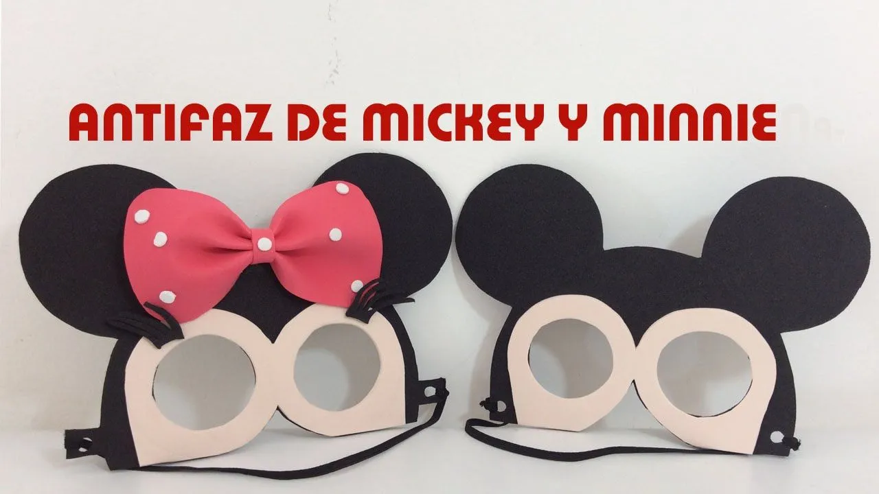 IDEAS PARA FIESTAS INFANTILES DE MINNIE Y MICKEY MOUSE. ANTIFAZ - YouTube IDEAS PARA FIESTAS INFANTILES DE MINNIE Y MICKEY MOUSE. ANTIFAZ - YouTube