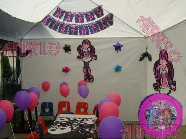 Ideas Para tus Fiestas Tematicas: Fiesta de Moster High Ideas Para tus Fiestas Tematicas: Fiesta de Moster High