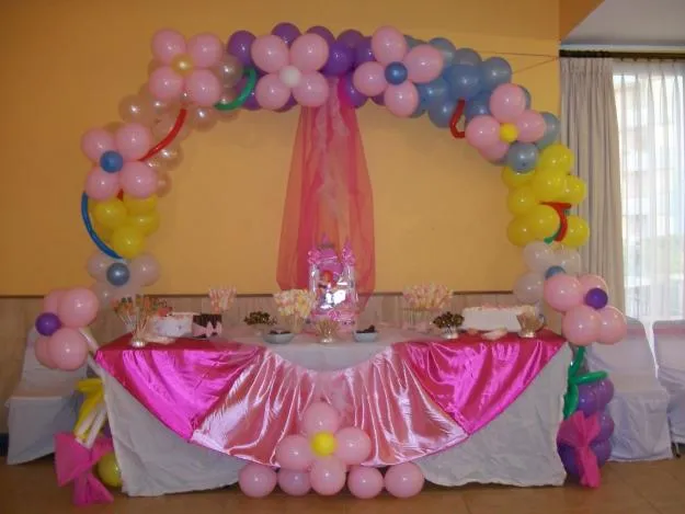Ideas Para tus Fiestas Tematicas: decoración princesas bebes