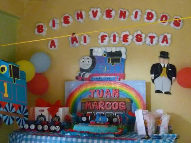 Ideas Para tus Fiestas Tematicas: Decoracion Fiesta de Thomas y ...