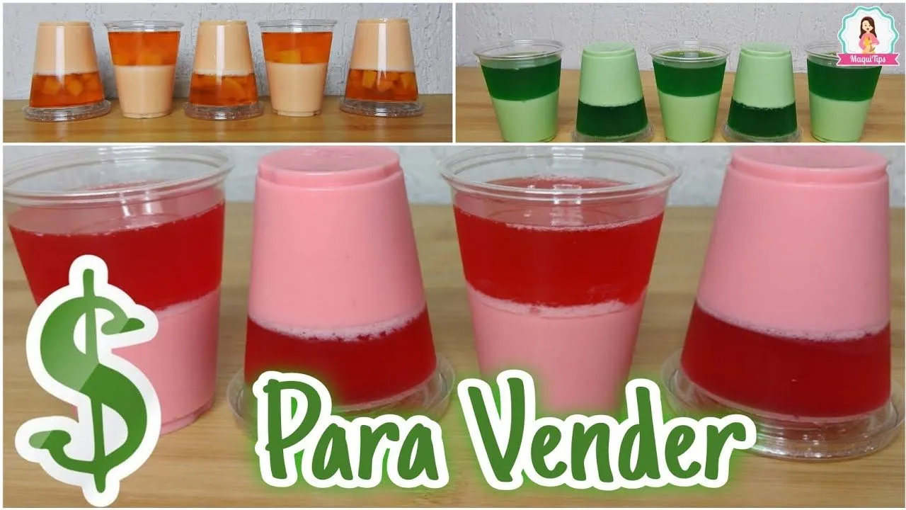 ✅️ 3 Ideas de Gelatinas en Vaso PARA VENDER ✅️ 3 Ideas de Gelatinas en Vaso PARA VENDER