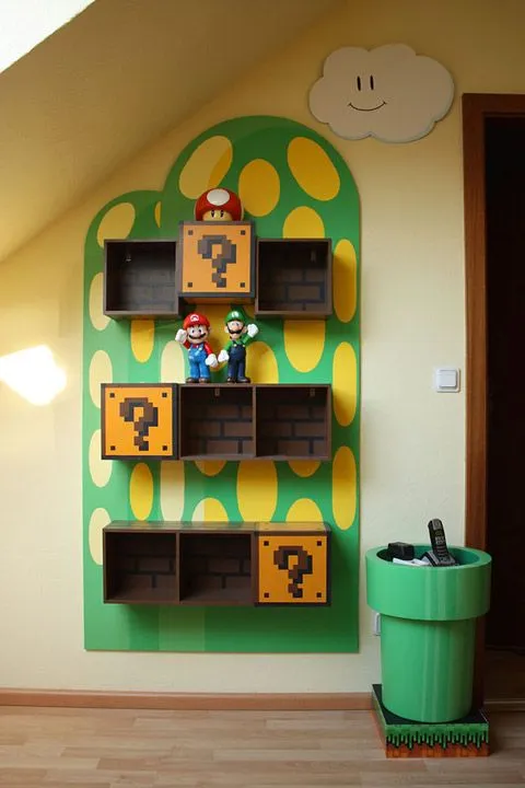 Ideas para una habitación infantil de Mario Bros | Decoideas.Net Ideas para una habitación infantil de Mario Bros | Decoideas.Net