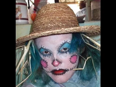 ideas HALLOWEEN MAQUILLAJE DE ESPANTAPAJAROS - YouTube ideas HALLOWEEN MAQUILLAJE DE ESPANTAPAJAROS - YouTube