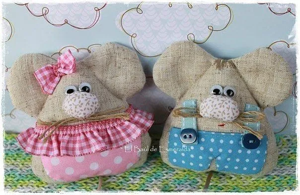 Ideas para el hogar: Almohadones de ratones para los niños ...