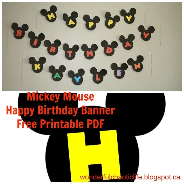 Imprimibles gratis…fiesta de Mickey Mouse. | Ideas para Mama
