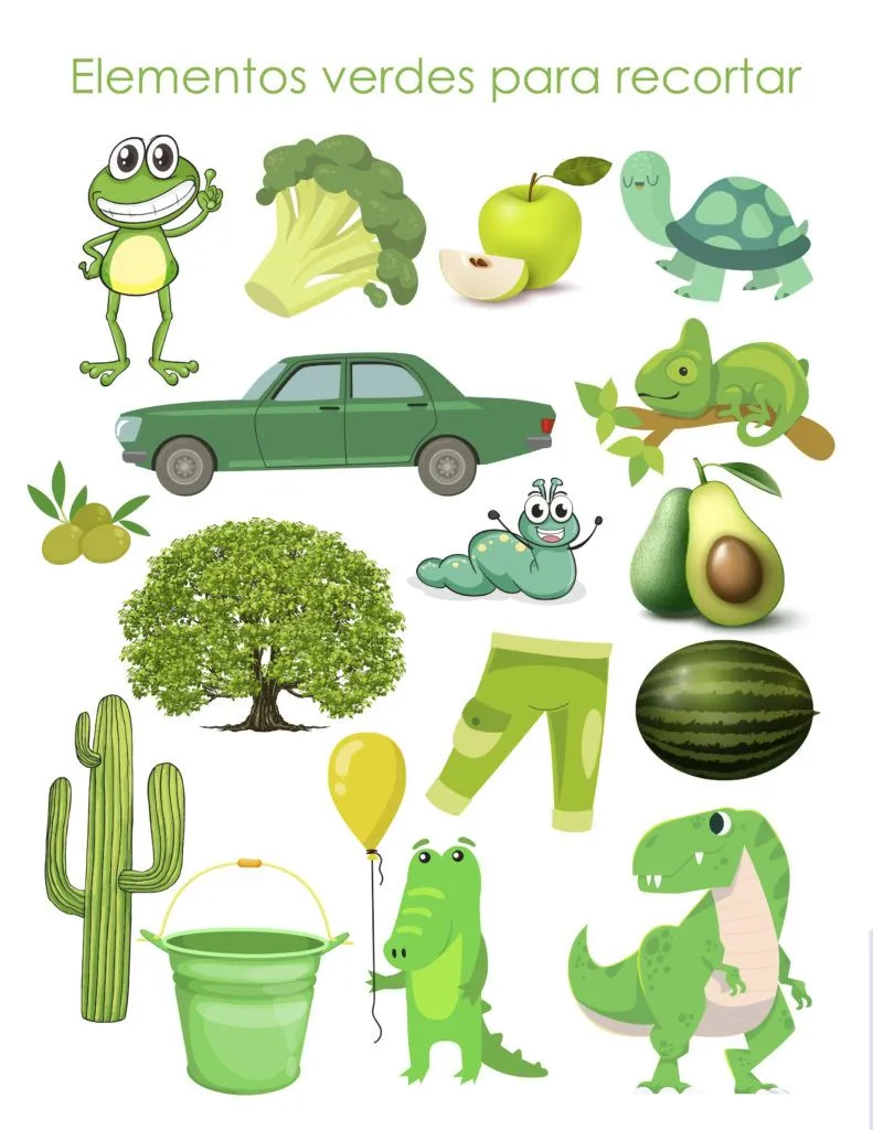 Ideas para introducir el color verde - niños de dos años y kinder - Nuestras Aventuras en Casa Ideas para introducir el color verde - niños de dos años y kinder - Nuestras Aventuras en Casa