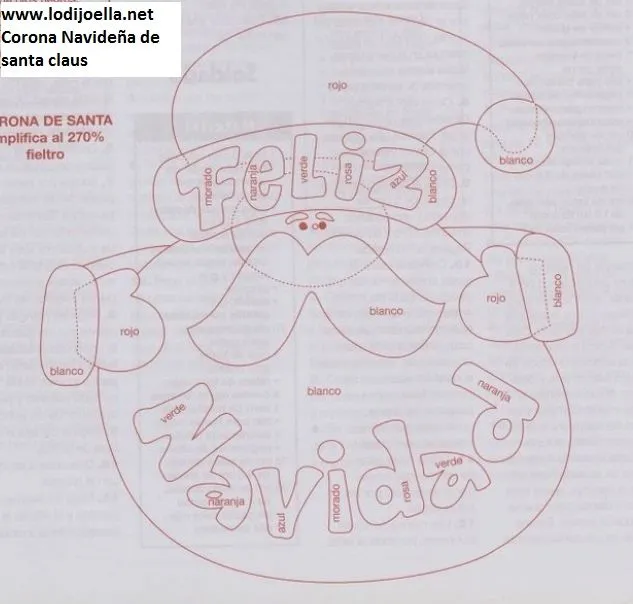 Como hacer un santa claus de fieltro gigante - Imagui Como hacer un santa claus de fieltro gigante - Imagui