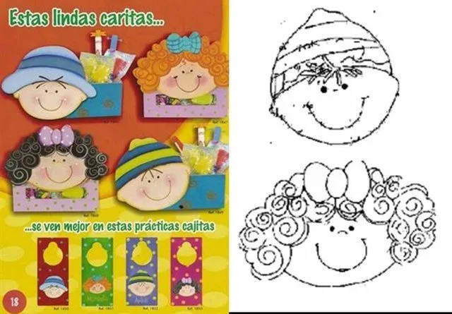 Ideas de Manualidades***: fofuchas planas 4