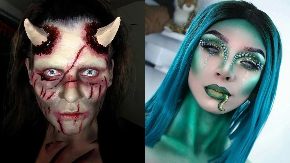 Ideas maquillaje Halloween 2022 | Estos son los maquillajes de Halloween  más sorprendentes y espeluznantes que vas a ver